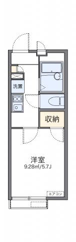 レオパレスウィステリア Ⅰの間取り画像
