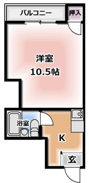 西口マンションの間取り画像