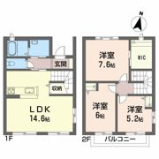 ヴィラ東松山の間取り画像