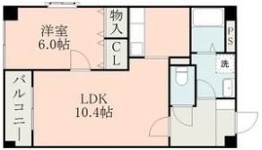 コートベネッセ熊本駅南の間取り画像