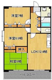 ルシオーレの間取り画像