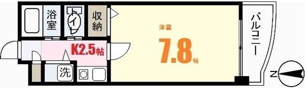 シャイン中筋の間取り画像