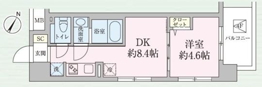 Grand Stage Msquareの間取り画像