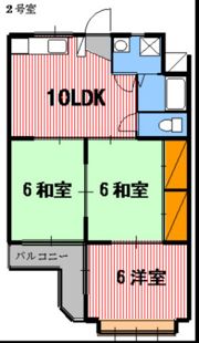 コーポねずみやの間取り画像