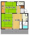 ビレッジハウス直方 4号棟の間取り画像