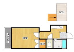 レオパレスKUMAMOTOの間取り画像