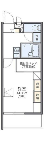 レオパレスUNOの間取り画像