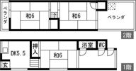 イケてるナガタハウスの間取り画像