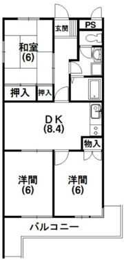 第2マーブルハイツの間取り画像