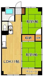 ヒカリハイツの間取り画像