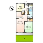 ミレニアムダイトクの間取り画像