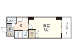 カルティエ城北通りの間取り画像