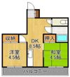 エルモス若松の間取り画像