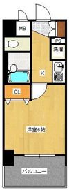 ライオンズマンション三萩野駅前の間取り画像