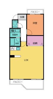 シャトー春山の間取り画像