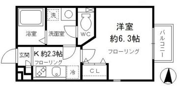 ヴィルヌーブ花小金井の間取り画像