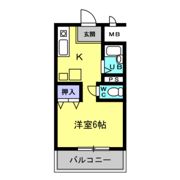 マンション朝倉の間取り画像