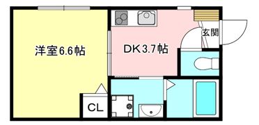 (仮)六浦3丁目新築アパートの間取り画像