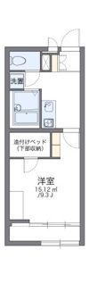 レオパレスTHUBAKIの間取り画像