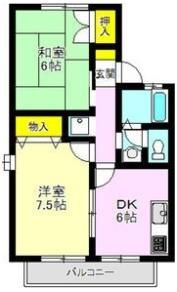 ウィル・クレストD棟の間取り画像