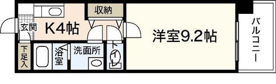 ウィンディア楽々園の間取り画像