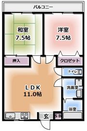 ピースフル四宮の間取り画像