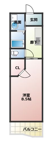 ギャラン井堀の間取り画像