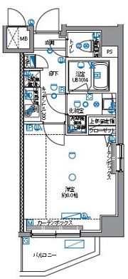 パティーナ十条の間取り画像
