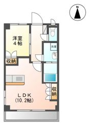 Esフォーレ美田園の間取り画像