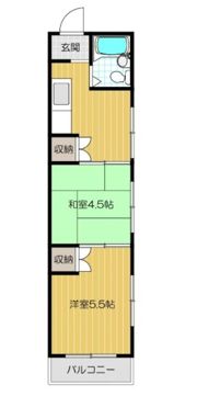 大野マンションの間取り画像