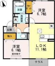 オリーヴの間取り画像