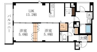 oriiro 志木レジデンスの間取り画像