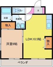 コーポゾンネの間取り画像