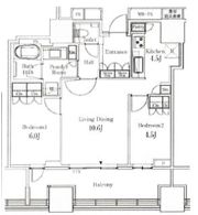 パークコート山下公園の間取り画像