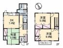 元山町一戸建ての間取り画像