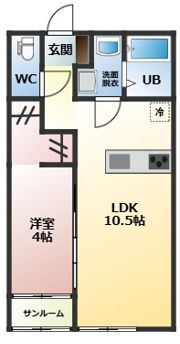 パーチェストーンの間取り画像
