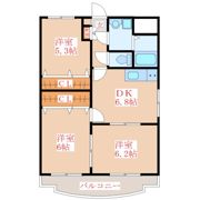 ユーミー姶良Aの間取り画像