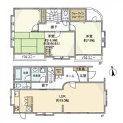 羽衣町戸建の間取り画像
