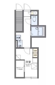 レオパレス雷塚Ⅱの間取り画像