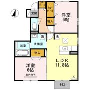 メルヴェーユの間取り画像