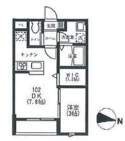 ラシーネ砧の間取り画像