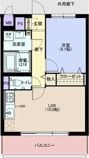 ルペルティア植田の間取り画像