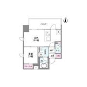 シーズンフラッツ新大阪の間取り画像