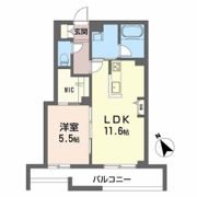 ペルル段原南の間取り画像
