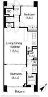 Brillia ist 三軒茶屋 アイビーテラスの間取り画像