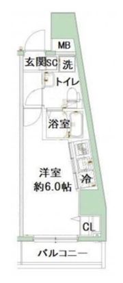 アクサス池袋本町の間取り画像