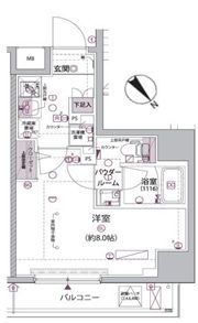 アルコバレーノ堀切菖蒲園の間取り画像