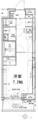 DIPS竹ノ塚駅前の間取り画像