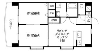 プレザント来住の間取り画像