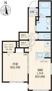 ブランメゾン三軒茶屋の間取り画像